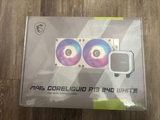 MSI MAG CORELIQUID A13 240mm ARGB AIO Liquid CPU Cooler- White