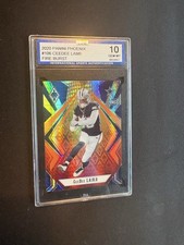 2020 CeeDee Lamb Fire Burst Rookie Card ISA 10 Gem Mint Cowboys Rookie. rookie card picture