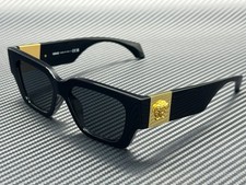 VERSACE VE4497U GB1 87 Black Dark Grey Women's 53 mm Sunglasses
