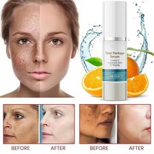 Total Package Serum, All-In-One Vitamin C,Hyaluronic Acid, Peptides Serum - 2025