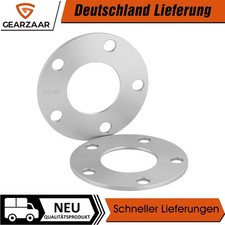 Spurverbreiterung Spurplatten Passend für Audi A4 Aluminium 2x 5mm 5x112 Silver