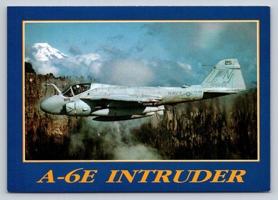 A-6E Intruder US Navy VA-128 Whidbey Island Washington Postcard