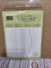 Stampin' UP ADORNING ACCENTS Textured Impressions Embossing Folders Sizzix