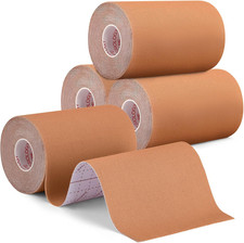 4 Rolls Kinesiology Tape, 4In X 5.5Yd Extra Wide Breathable Muscle Support Ad... 2.04 per gallon