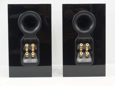 Bowers & Wilkins B&W CM5 Bookshelf Speakers Pair Black Operation