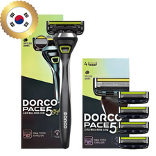 Dorco PACE 5 Style Rasierer für Männer Starterset Diamant Hartbeschichtet 5 K...