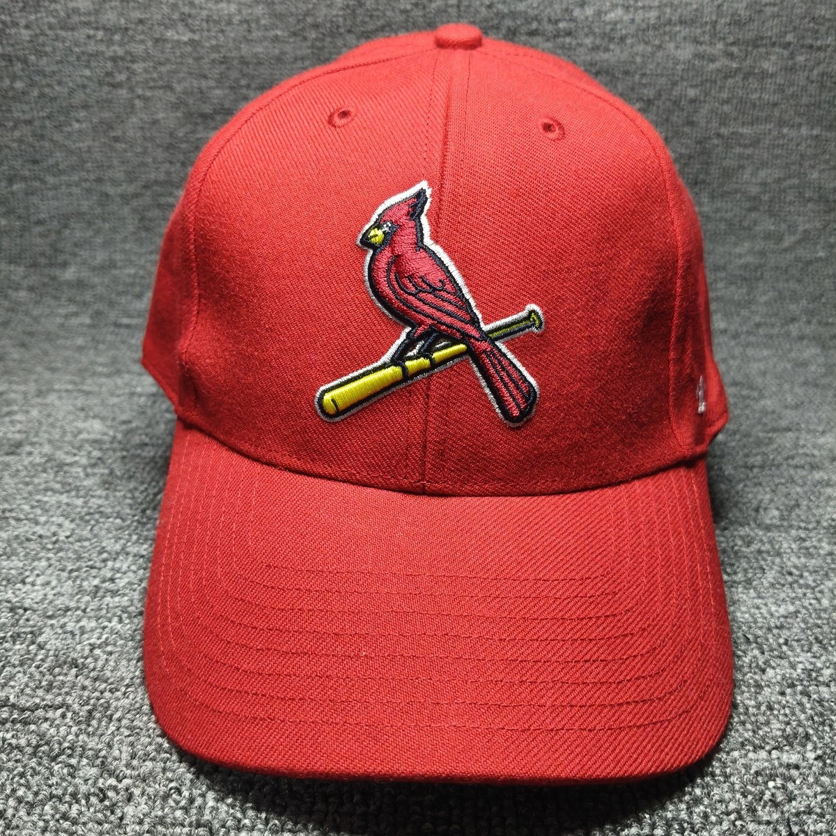 '47 St. Louis Cardinals Red Strapback Baseball Cap Adjustable