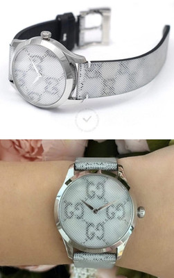 GUCCI Watch Ghost GG Motif Hologram Dial Unisex / Original Box