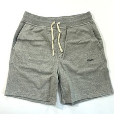 New Olivers Apparel Cotton Terry Sweat Shorts Grey Melange Size Medium