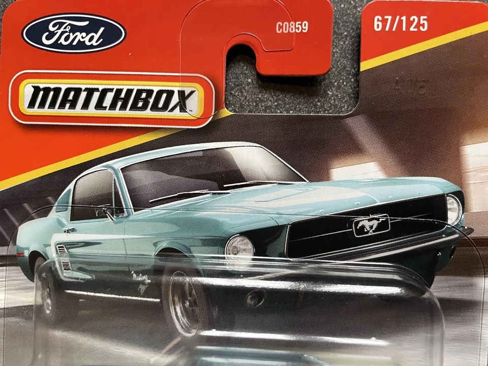 Matchbox 1968 Ford Mustang Fastback 67/125 2025 1:64 Modellauto Spielzeug USA - Bild 2 von 4
