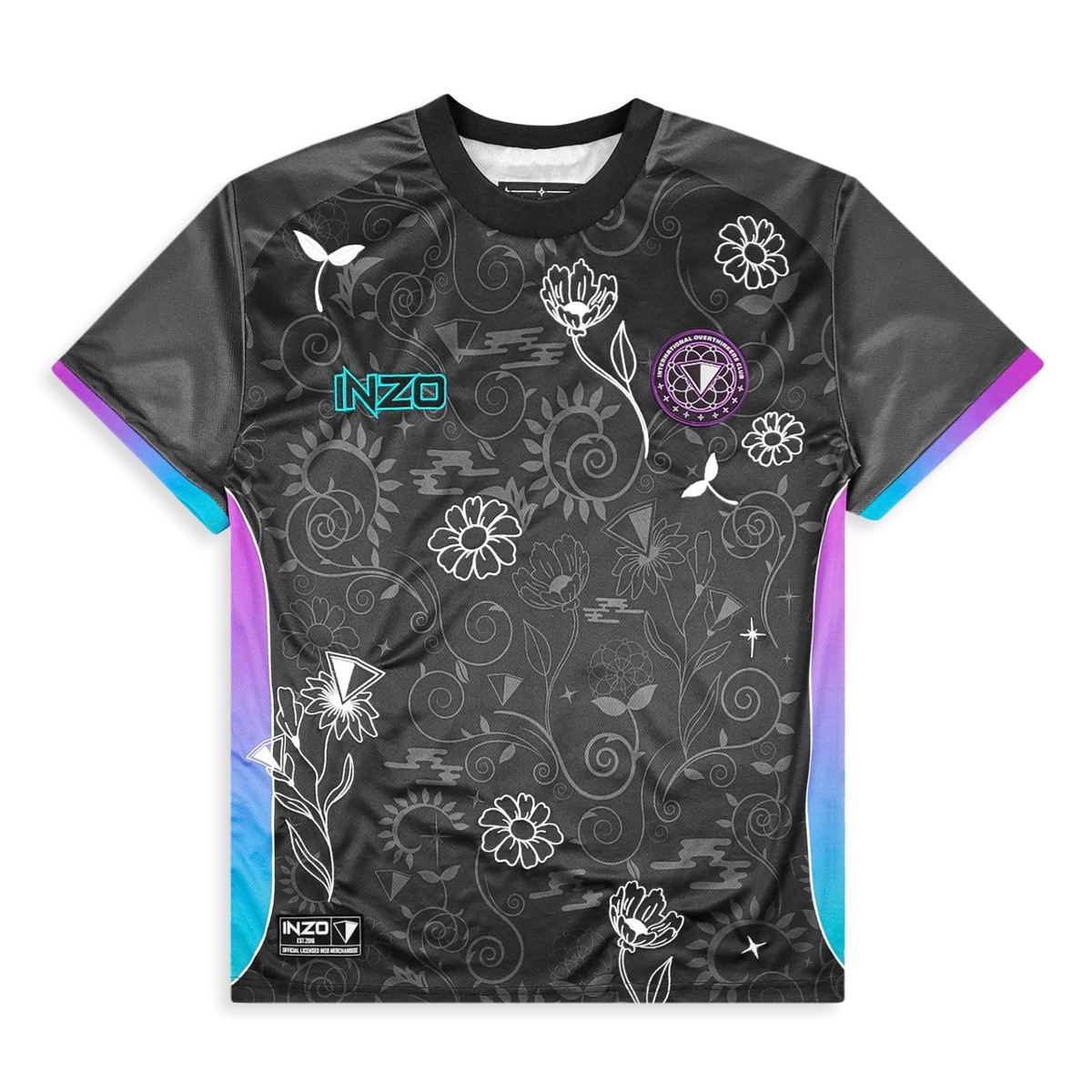 InzoFloral Nebula Soccer Jersey Soccer jersey EDM rave Size XXXL