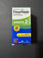 Bausch Lomb 90ct. PreserVision Areds 2 Eye Vitamin and Mineral *EXP: 12/2025*