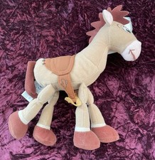Rare Mattel Star Bean Toy Story 2 Bullseye Plush Beanie 8" Disney