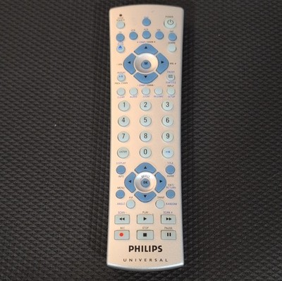Philips Wireless Remote Control Universal CL034 26107 Silver Blue