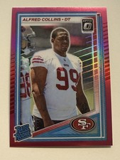 2025 Panini Donruss Optic - Rated Rookie Alfred Collins #237 Pink Prizm (RC)