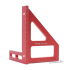 6" Imperial 3D Multi-Angle Measuring Ruler,45/90 Degree Aluminum Alloy Woodworki