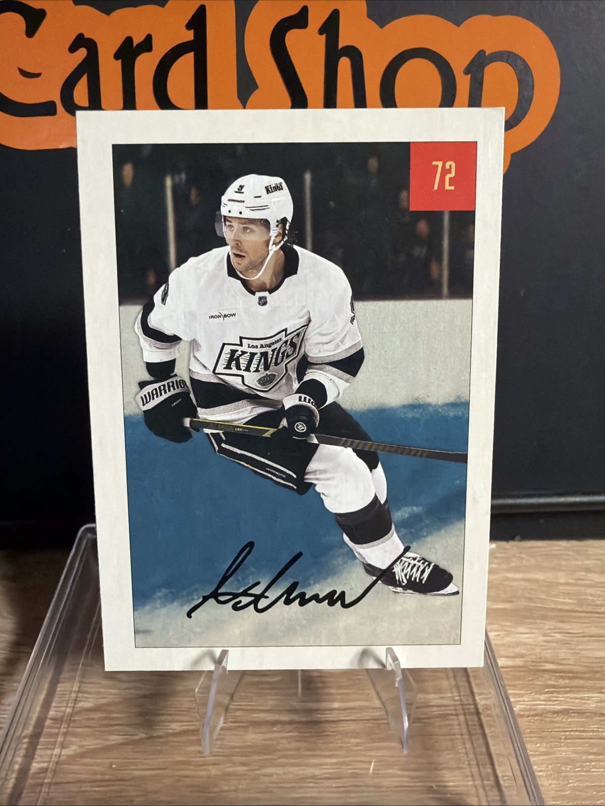 Upper Deck 2025-26 Parkhurst Hockey Adrian Kempe Auto #72 Los Angeles Kings /249