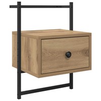 Nachttisch Artisan-Eiche 35 X 30 X 51 Cm Holzwerkstoff Beistelltisch