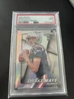 2024 Panini Prizm Prizm Flashback Rookie Drake Maye #10 Silver Prizm PSA 9
