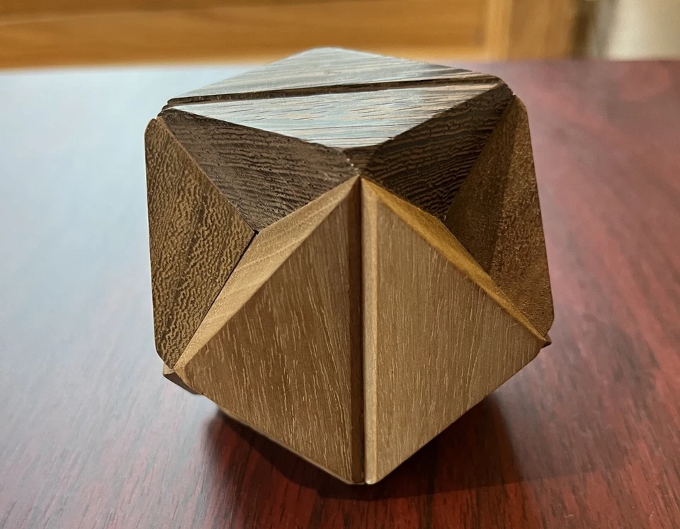 6-Piece 7 Wood Burr Puzzle - Image 4 of 4