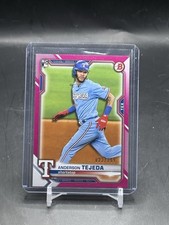 2021 Anderson Tejada Bowman Rookie Card #33 Texas Rangers RC Purple /299 (CB)