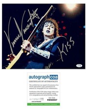 KISS Vinnie Vincent Signed Autographed 11x14 Photo Exact Proof ACOA Witness ITP