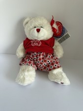 Rare Vintage Build a Bear Hearts Valentine Red 2002