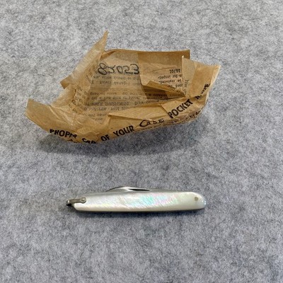 1972 Case XX USA 82053 Mother Of Pearl 2 Blade Pocket Knife Mint