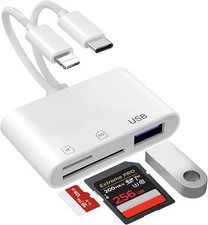 5 In 1 SD Kartenleser für iPhone und Android...