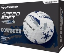 TaylorMade 2025 SpeedSoft Ink Dallas Cowboys Golf Balls 27677851