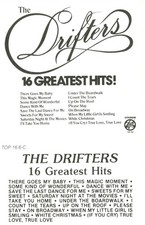 The Drifters - 16 Greatest Hits Cass, Comp Very Good Plus VG - 2856419419