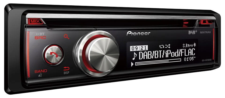 Pioneer DEH-X8700DAB CD/MP3-Autoradio Bluetooth DAB USB iPod AUX-IN - Bild 3 von 3