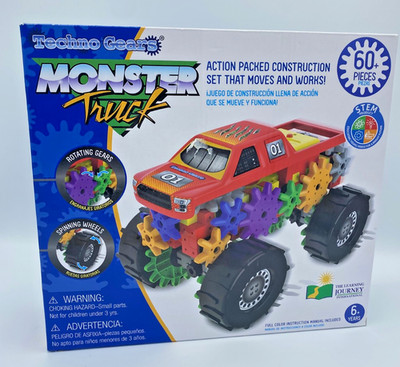 Techno Gears Monster Truck 60 pc set sealed 6 yrs plus