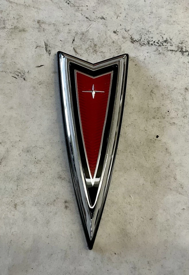 1982-1991 Pontiac 6000 Headlamp & Radiator Grille Mount Panel Emblem GM NOS C20 - Image 2 of 3
