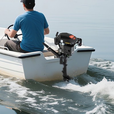 4-stroke Outboard Motor, Outboard Engine, Speed Adjustable Outboard Motor 140CC