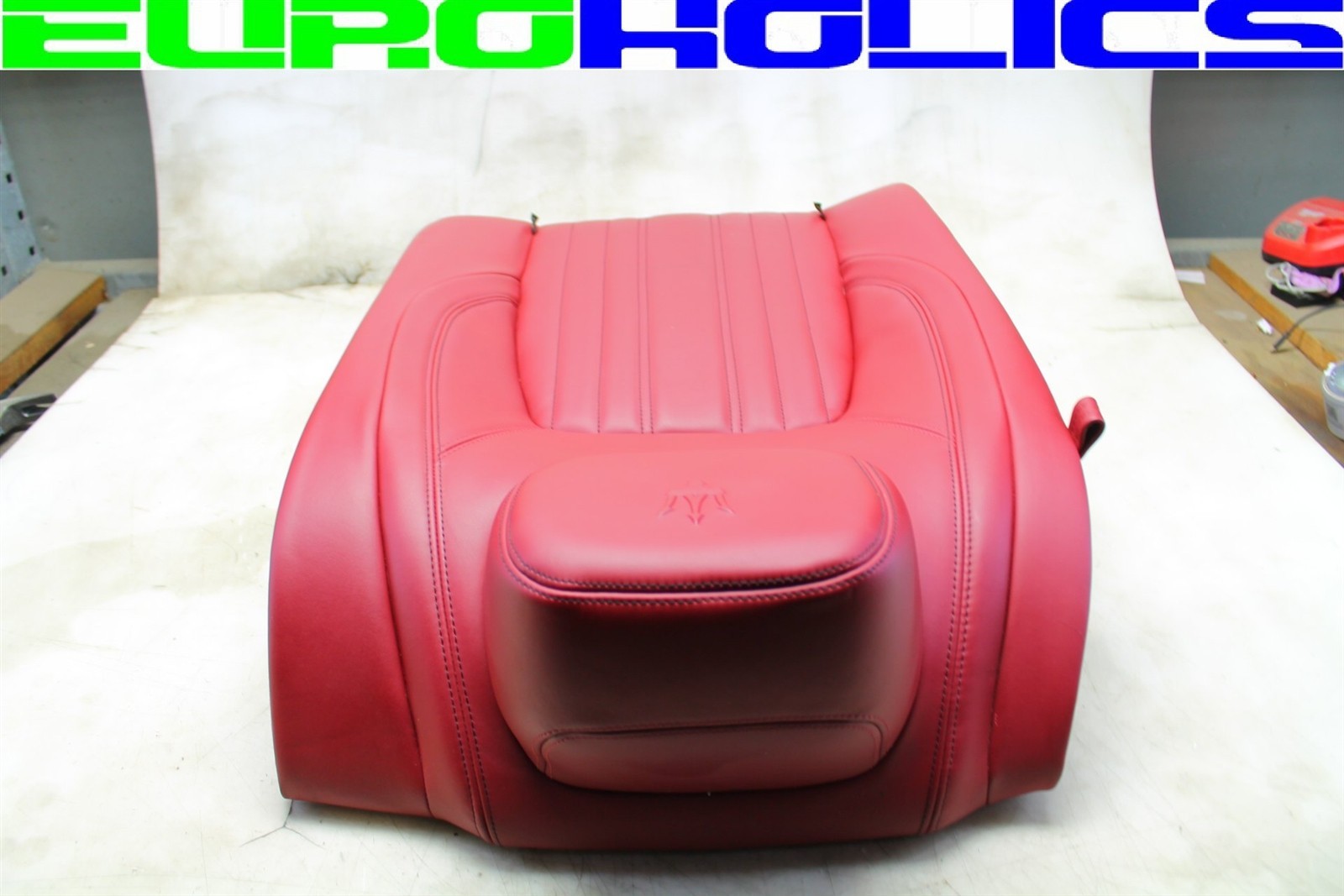 OEM Maserati M157 Ghibli 14-23 Right Rear Upper Seat Cushion Rosso Red 