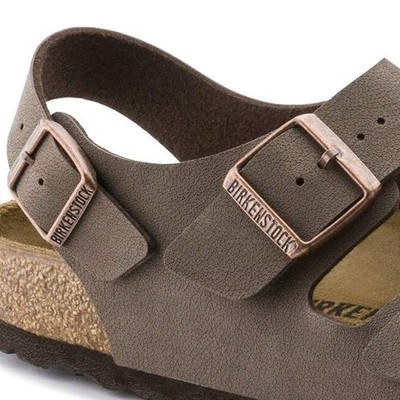 Birkenstock Milano Mocha Birkibuc Unisex Slingback Sandals  display picture 1