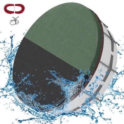 Poolabdeckung Abdeckplane Rund | Sommer Winter Poolplane UV-Resistente 100g/200g