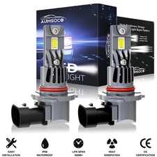 9006 HB4 LED Headlight Bulbs Conversion Kit Low Beam White Super Bright 6500K