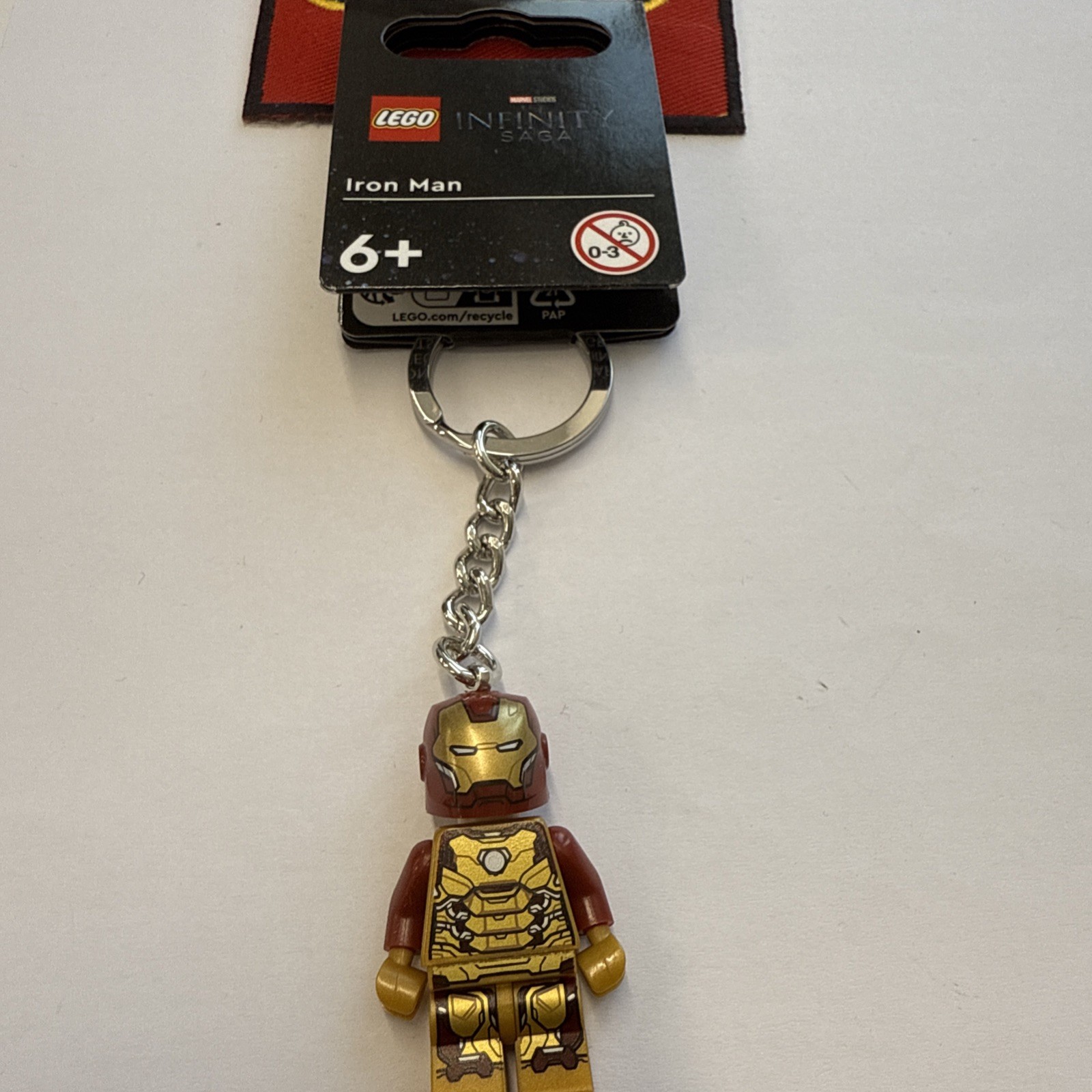 LEGO Iron Man Keychain/Keyring - Marvel/DC Superheroes - Infinity Saga - 854240