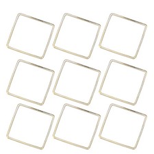  20 Pezzi Orecchini Pendenti Quadrati Accessori Geometrici per Gioielli