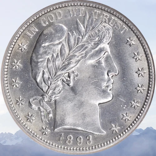 1893-O Barber Half Dollar — photo from the most recent tracked eBay sale