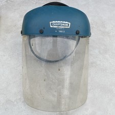 Vtg Craftsman 9-18613 Blue Crown Safety Face Shield Made In The USA