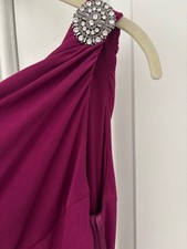 New with tags Lauren Ralph Lauren One-Shoulder Holiday Gown– Chat Berry – Size 6