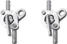2 Pcs Inline Fuel Tank Tap Valve Petcock On Off