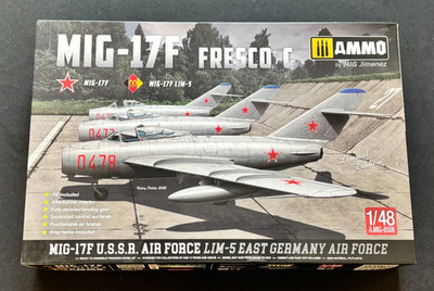 AMMO by Mig 1/48 MiG-17F Fresco C / LIM-5 - Kit 8508 - NEW 2023 Tooling