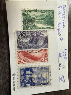 Switzerland Scott B57 B60 Used