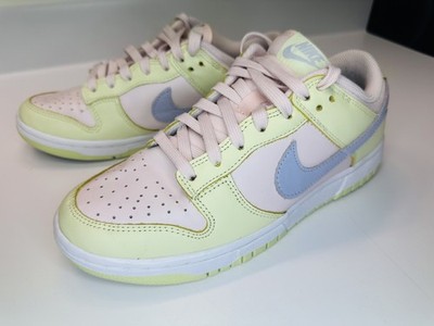 Nike Dunk Low Women's Size 7 Soft Pink Lime Ice White DD1503-600 Barely Green
