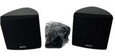 Cube by Rockville Pair of 3.5" Black Commerical 70v Swivel Wall Mount Speakers