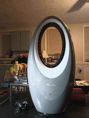 Bladeless Auto-Duster, Oscillating Fan W/Filter, Air Circulator, 11.5 X 22.44 X
